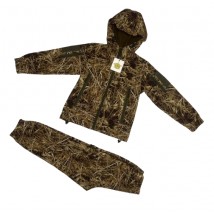 Костюм детский ARMY KIDS Скаут Soft-Shell теплый камуфляж Камыш 164-170 см