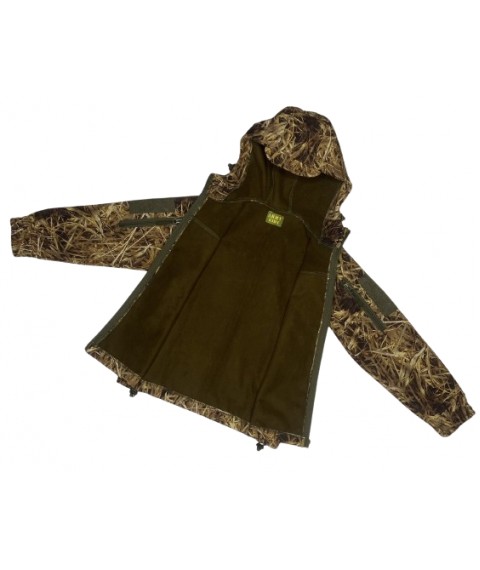 Костюм дитячий ARMY KIDS Скаут Soft-Shell теплий камуфляж Очерет 164-170 см