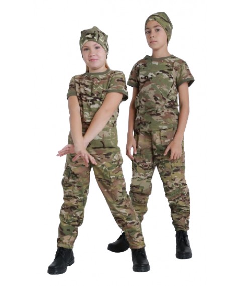 Children's camouflage pants ARMY KIDS Scout camouflage Multicam 140-146