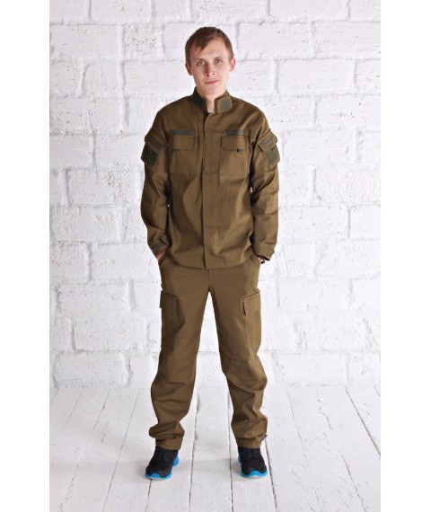 Children's costume for boys Cyborg color Khaki height 152-158 cm