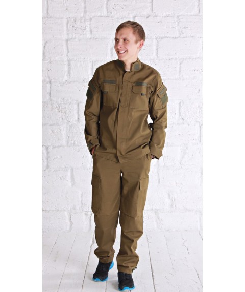 Children's costume for boys Cyborg color Khaki height 152-158 cm