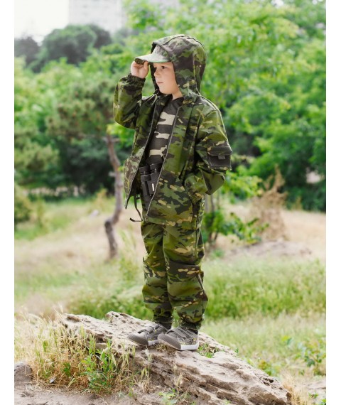 Children's costume ARMY KIDS OUTDOOR Forester camouflage multicam tropic height 152-158 cm