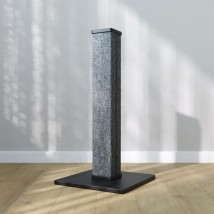 Когтеточка (дряпка) Scratching Tower столбик 35x35x70 см черная
