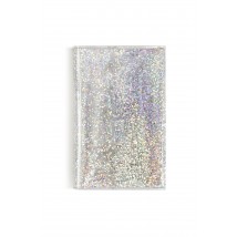 Passport cover with nacreous fragments