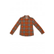 Orange Checkered Shirt