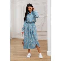 Сукня Ри Мари Флорет ПЛ 2420 48 блакитний