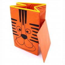 Ящик для зберігання іграшок, 25*25*38 см, Зоопарк Тигр (без кришки)