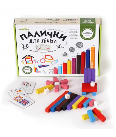 Wooden sticks for counting & quot; Igrotek & quot;