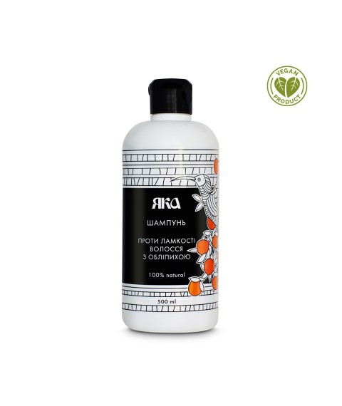 Shampoo-balm against brittle hair with sea buckthorn oil 500 ml TM & quot; WHAT & quot;