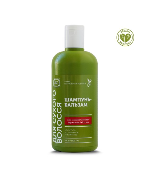 Shampoo-Balsam F?R TROCKENES HAAR (500 ml.) TM "WAS"