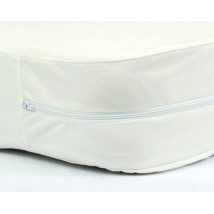 Cotton mattress cover 160x200x20 cm, cream