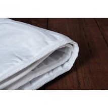 Linen mattress cover (cotton fabric) 80x200 cm, cream