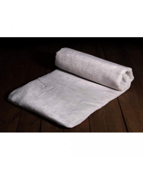 Mattress for stroller with linen filling 35x80 cm, gray