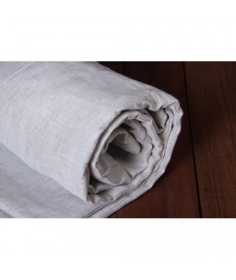 Натуральное льняное одеяло 90х120 см, серое