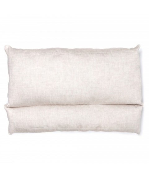 Linen orthopedic pillow size 50x70 cm., Gray