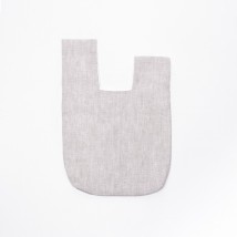 Linen wrist bag 23x33, Gray