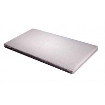 Leinenmatratze im Bett (Leinenbezug) Größe 80x160x5 cm, grau