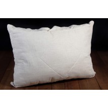 Pillow 40x60 cm, with linen filling, gray
