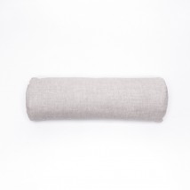 Lumbar linen roller 9x38 cm, gray