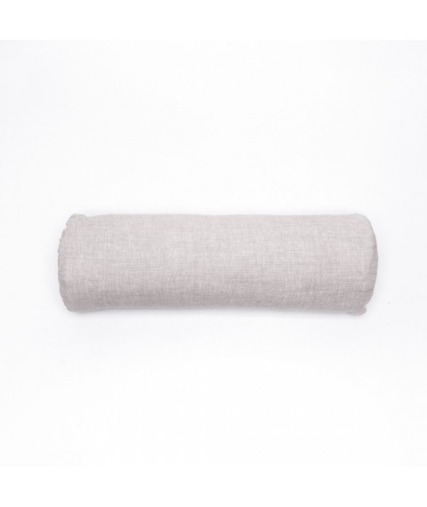 Natural neck roll 8x32 cm, gray