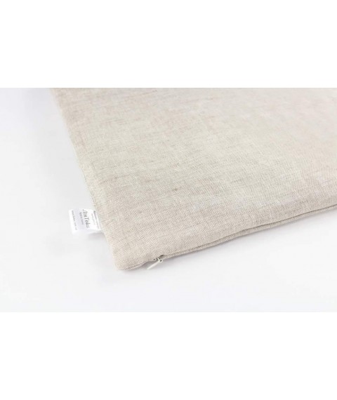Linen rug for office chairs 45x45 cm. Gray