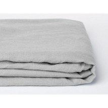 Linen sheet with elastic band size 60x120x20 cm, Gray