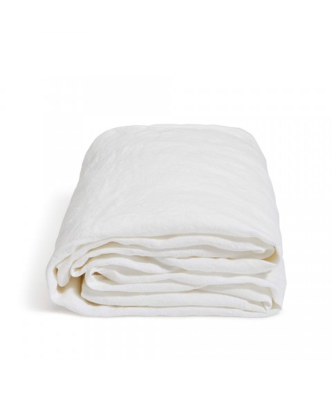 Льняной пододеяльник ЛинТекс 145х215 Белый