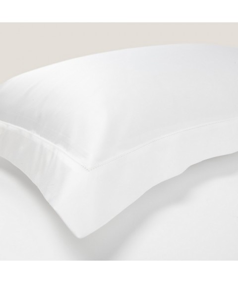 Наволочка льняная Оксфордская ЛинТекс 50х70 Белая