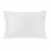 Наволочка льняная Оксфордская ЛинТекс 50х70 Белая