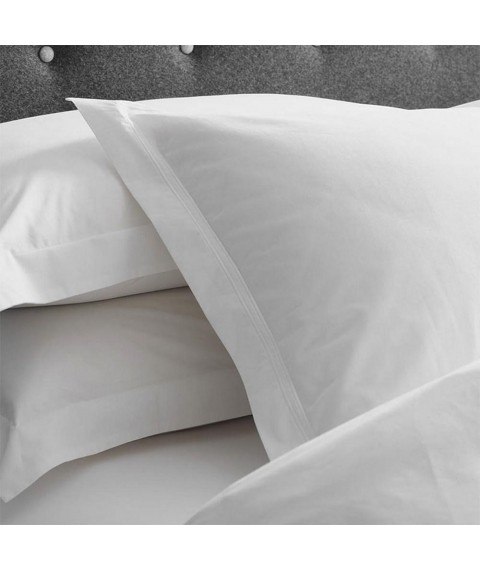 Наволочка льняная Оксфордская ЛинТекс 50х70 Белая