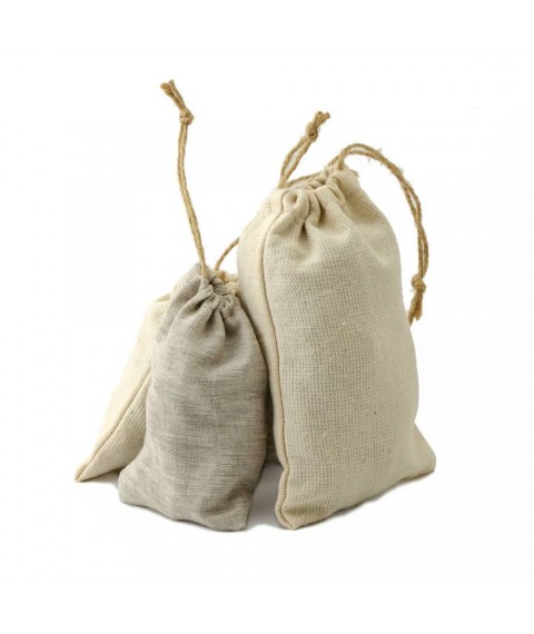 Linen bags 7x11 cm.