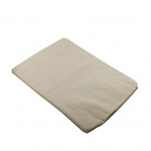 Льняная подушка в кроватку 35х55 см., кремовая