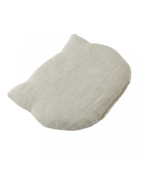 Pillow warmer (flax seeds) size 20x20 cm, gray