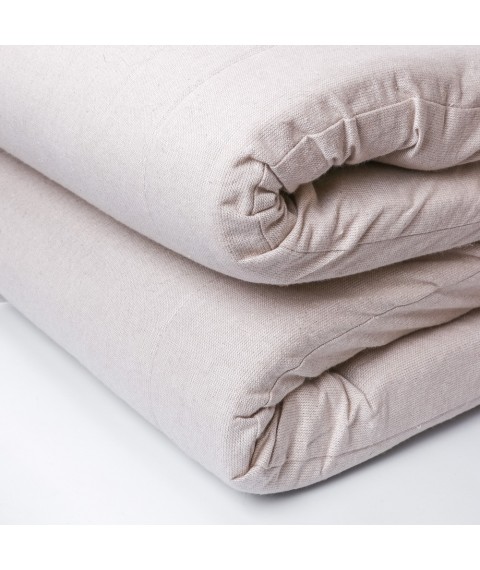 Mattress Futon Lintex (winter/summer) 70x190x5 cm, cotton fabric, cream