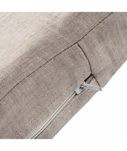 Summer / winter mattress 60x120x5 (linen fabric), gray