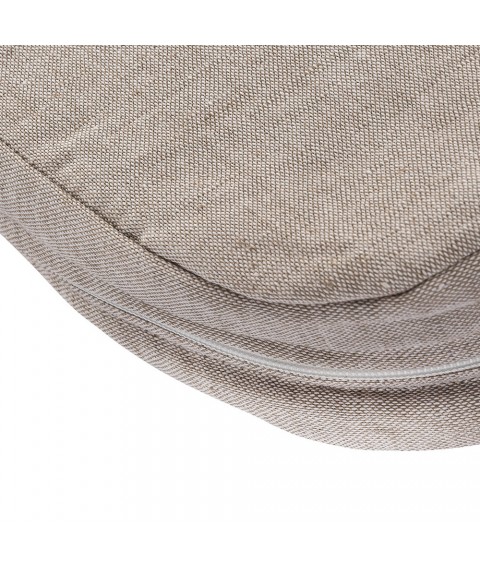 Матрас в люльку зима/лето (ткань лен), размер 40х90х3 см., серый