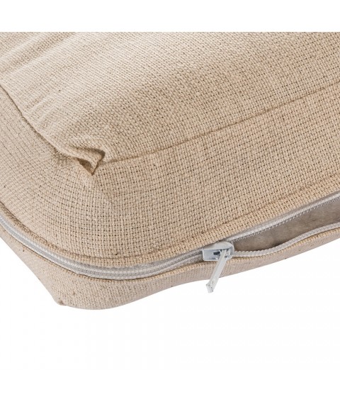 Cotton mattress cover 110x190x20 cm, cream