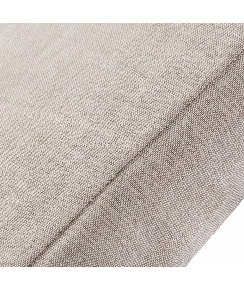 Linen mattress in a cradle (linen fabric) size 40x90x3, Gray