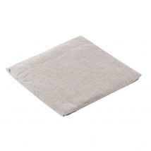 Linen rug for armchair, 45x45 cm, gray