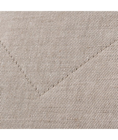 Pillow (linen / shavings) size 70x70 cm, gray
