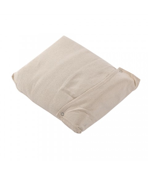 Linen mattress cover (linen fabric) 60x120 cm, gray