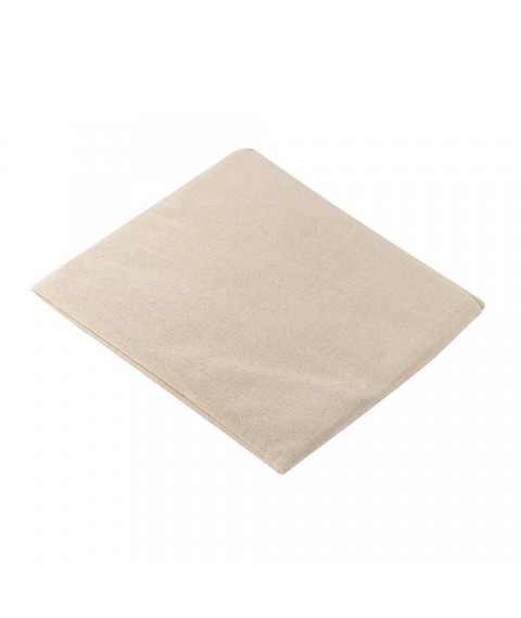 Linen pillow for stroller 35x35 cm, cream