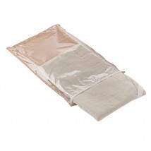 Linen mattress cover (cotton fabric) 80x200 cm, cream