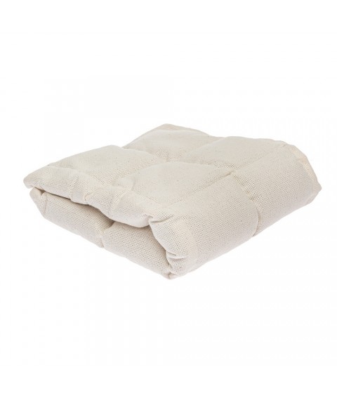 Массажная подушка с семенами горчицы на кресла 50х50 см.