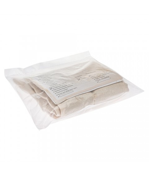 Массажная подушка с семенами горчицы на кресла 50х50 см.