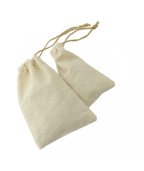 Linen bags 9x13 cm.