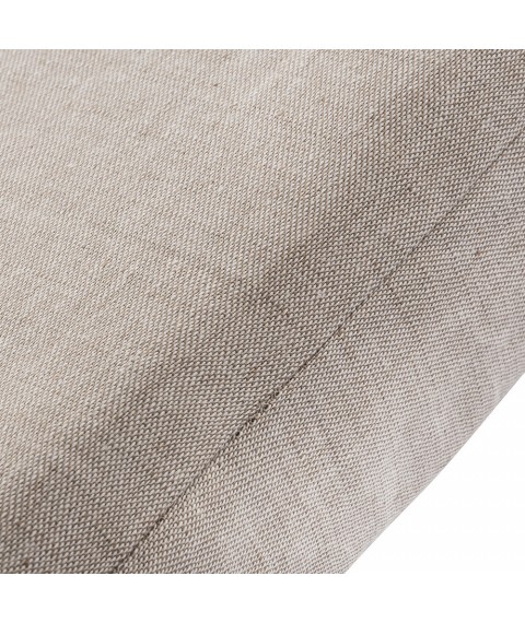 Матрас в кроватку (ткань лен) размер 70х140х5 см, серый