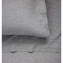 Half-linen sheet 145x215 cm, gray