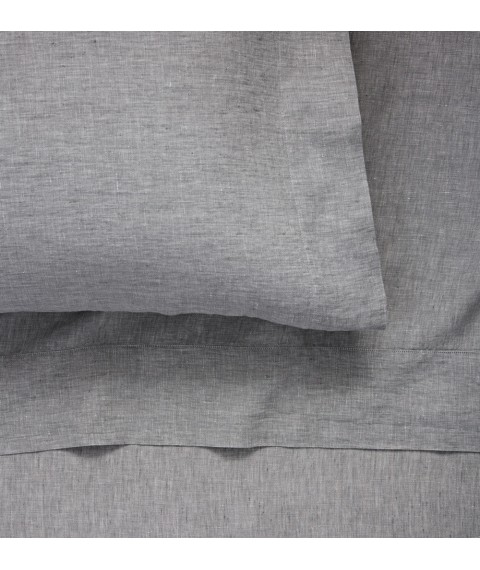 Half-linen sheet 145x215 cm, gray