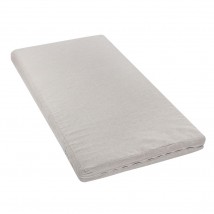 Adult linen mattress Lintex (linen fabric) size 110x190x3 cm, gray